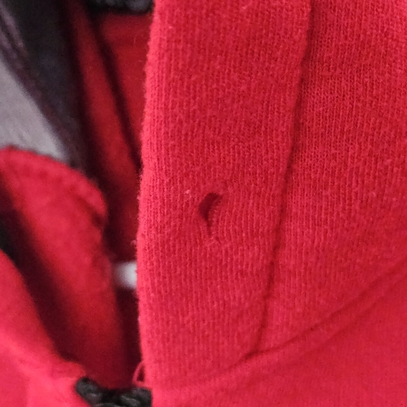 💵3/$20 Switch Red Zip Up Hooded Sweatshirt - Picture 4 of 9